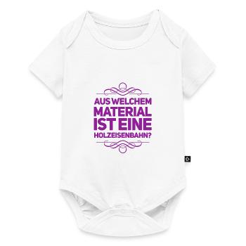 was ist das für ein Zeug? - Baby Premium Kurzarmbody - Weiß - Vorne