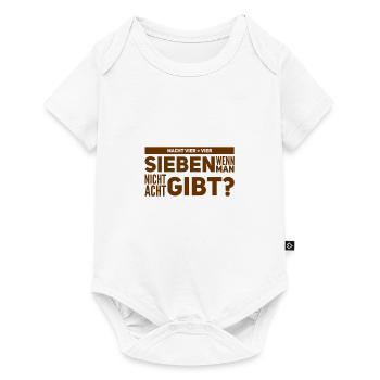was da wohl rauskommt? - Baby Premium Kurzarmbody - Weiß - Vorne