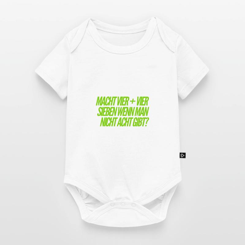 8 oder 7 Baby Premium Kurzarmbody