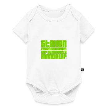 was mögen Feuerschlucker? - Baby Premium Kurzarmbody - Weiß - Vorne