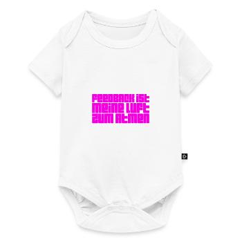 ich liebe Feedback - Baby Premium Kurzarmbody - Weiß - Vorne
