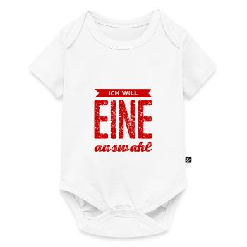 ich will wählen dürfen - Baby Premium Kurzarmbody - Weiß - Vorne
