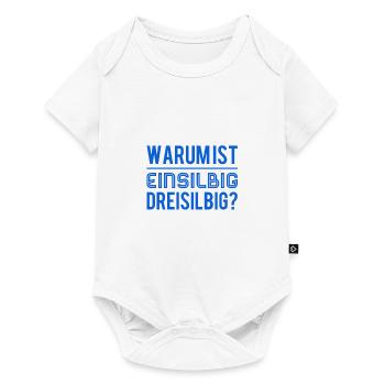 warum ist das so? - Baby Premium Kurzarmbody - Weiß - Vorne