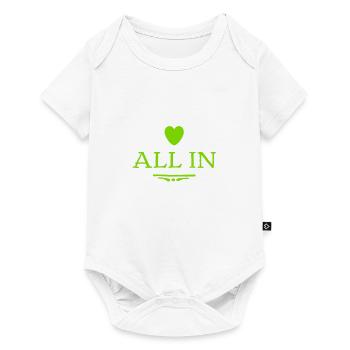 all in ist mein Ding - Baby Premium Kurzarmbody - Weiß - Vorne