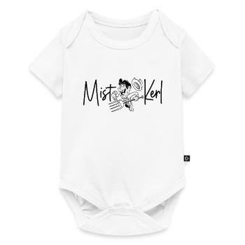 Mistkerl Mist Kerl Bauer Landwirt Bauern Bauernhof - Baby Premium Kurzarmbody - Weiß - Vorne