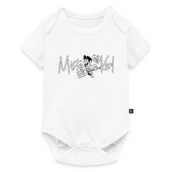 Mistkerl - Baby Premium Kurzarmbody - Weiß - Vorne