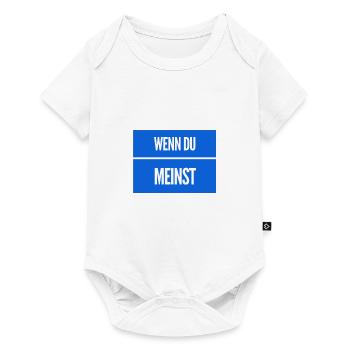 das ist mir egal - Baby Premium Kurzarmbody - Weiß - Vorne