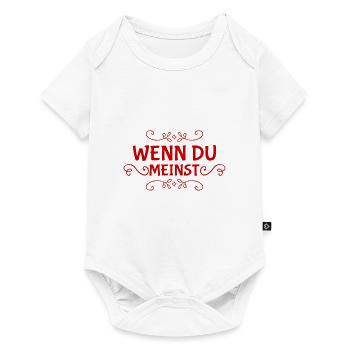 das ist deine Meinung - Baby Premium Kurzarmbody - Weiß - Vorne