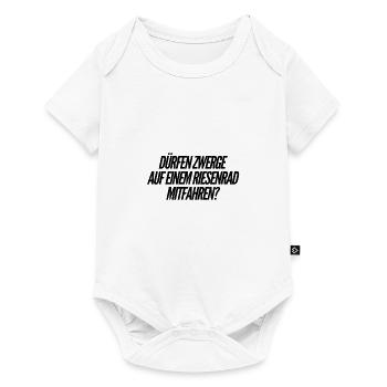 über Zwerge und Riesenräder - Baby Premium Kurzarmbody - Weiß - Vorne