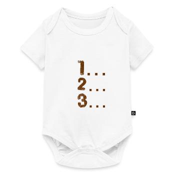 I'm counting to three - Baby Premium short-sleeve bodysuit - white - Front