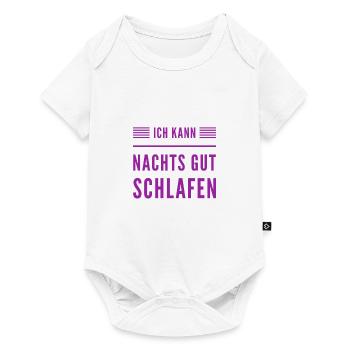 I don't have any sleep problems - Baby Premium short-sleeve bodysuit - white - Front