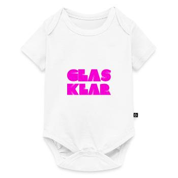 It doesn't get any clearer than that - Baby Premium short-sleeve bodysuit - white - Front