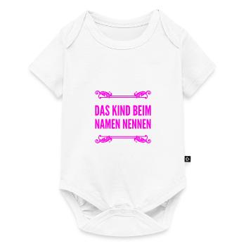 Je dirai les choses telles qu’elles sont - Body à manches courtes Premium Bébé - blanc - Devant