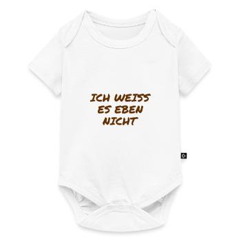 I don't know - Baby Premium short-sleeve bodysuit - white - Front
