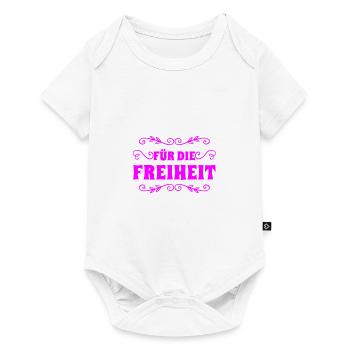 Liberté - Body à manches courtes Premium Bébé - blanc - Devant