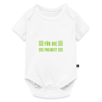 La liberté, c’est merveilleux - Body à manches courtes Premium Bébé - blanc - Devant