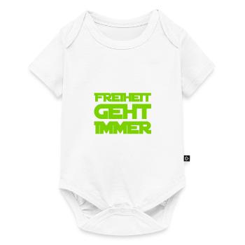 La liberté, c’est beau - Body à manches courtes Premium Bébé - blanc - Devant