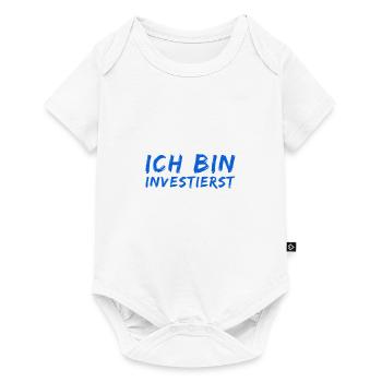 Investing is cool - Baby Premium short-sleeve bodysuit - white - Front