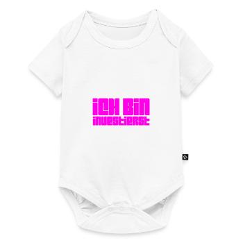 Investing is awesome - Baby Premium short-sleeve bodysuit - white - Front