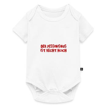 Je suis pessimiste - Body à manches courtes Premium Bébé - blanc - Devant