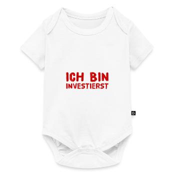 Investing is always possible - Baby Premium short-sleeve bodysuit - white - Front