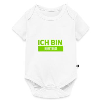 Investing is great - Baby Premium short-sleeve bodysuit - white - Front