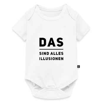 There are illusions everywhere - Baby Premium short-sleeve bodysuit - white - Front