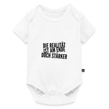 the reality is strong - Baby Premium short-sleeve bodysuit - white - Front