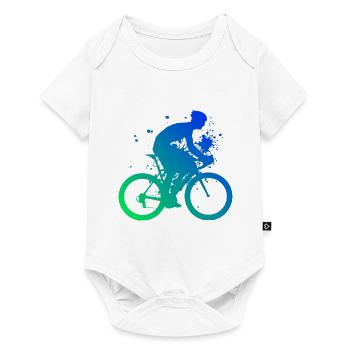 Road Cyclist Road Bike Road Bike Road Cycling - Baby Premium short-sleeve bodysuit - white - Front