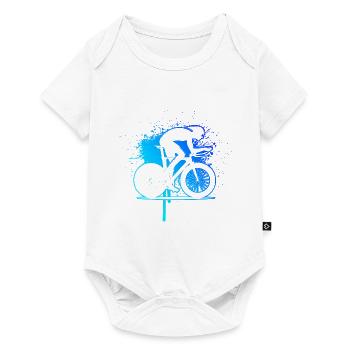 Road Cycling Road Bike Road Bike Road Cyclist - Baby Premium short-sleeve bodysuit - white - Front