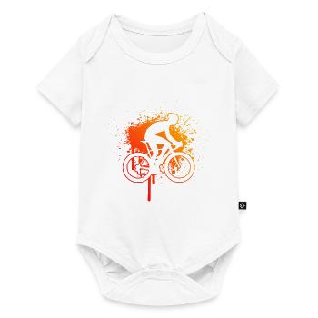 Vélo de route Vélo de route Vélo de route Cyclisme de route Cyclisme sur route - Body à manches courtes Premium Bébé - blanc - Devant