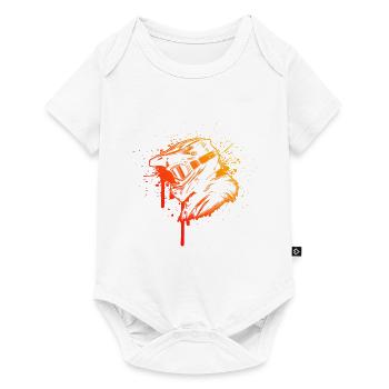 Vélo de montagne pour femmes Vélo de montagne - Body à manches courtes Premium Bébé - blanc - Devant