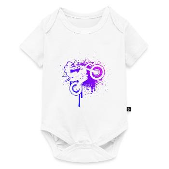 Dirt Bike Supermoto Dirt Bike Dirt Biker Homme - Body à manches courtes Premium Bébé - blanc - Devant