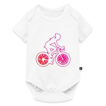 Vélo Vélo Vélo Femme - Body à manches courtes Premium Bébé - blanc - Devant