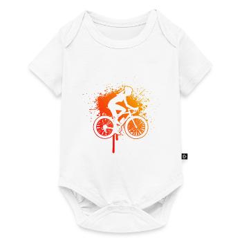 Cyclisme VTT Vélo VTT Vélo Femme - Body à manches courtes Premium Bébé - blanc - Devant