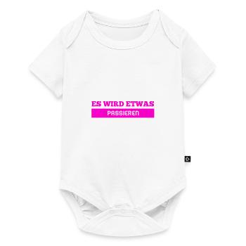Quelque chose arrive - Body à manches courtes Premium Bébé - blanc - Devant
