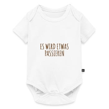 Quelque chose se passe - Body à manches courtes Premium Bébé - blanc - Devant