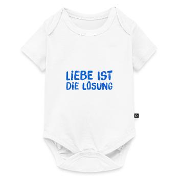 Je vis l’amour - Body à manches courtes Premium Bébé - blanc - Devant