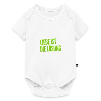 Love is wonderful - Baby Premium short-sleeve bodysuit - white - Front