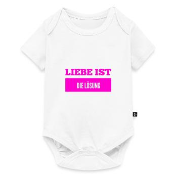 J’aime la vie - Body à manches courtes Premium Bébé - blanc - Devant