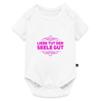 die Liebe ist ein Wunder - Baby Premium Kurzarmbody - Weiß - Vorne