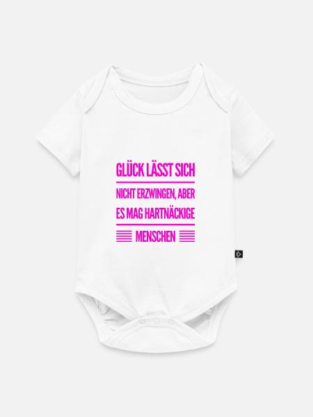 Je suis têtu - Body à manches courtes Premium Bébé - blanc