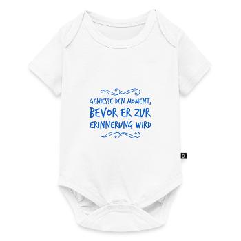 I enjoy every moment - Baby Premium short-sleeve bodysuit - white - Front