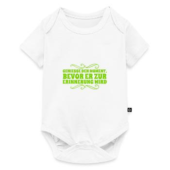 Enjoy every moment - Baby Premium short-sleeve bodysuit - white - Front