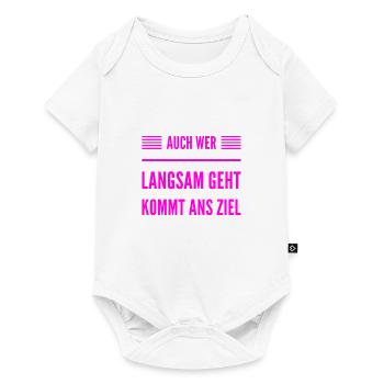 J’atteindrai mon objectif - Body à manches courtes Premium Bébé - blanc - Devant