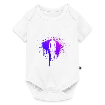 Femmes Cycliste VTT Vélo Cyclisme Cyclisme - Body à manches courtes Premium Bébé - blanc - Devant