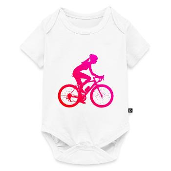 Mountain Bike Velo Mtb Cycling Cyclists - Baby Premium short-sleeve bodysuit - white - Front