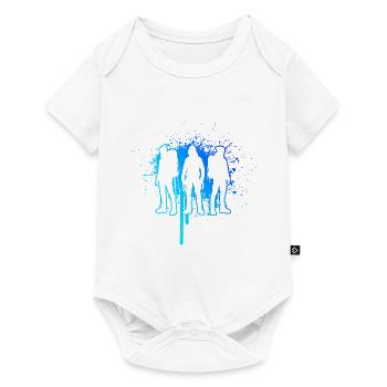 Bouldering Climbing Climber Men's Climber - Baby Premium short-sleeve bodysuit - white - Front