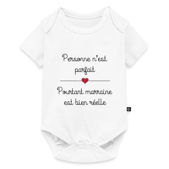 marraine - Body à manches courtes Premium Bébé - blanc - Devant
