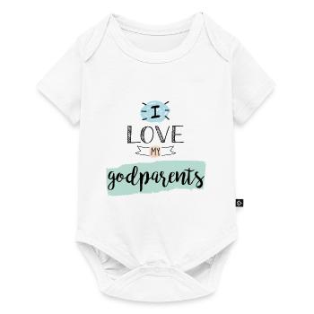 J'aime les parrains - Body à manches courtes Premium Bébé - blanc - Devant